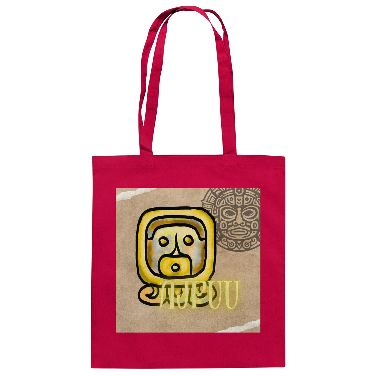 Baumwolltasche - Gelbe Sonne / 100% cotton tote bag - yellow sun