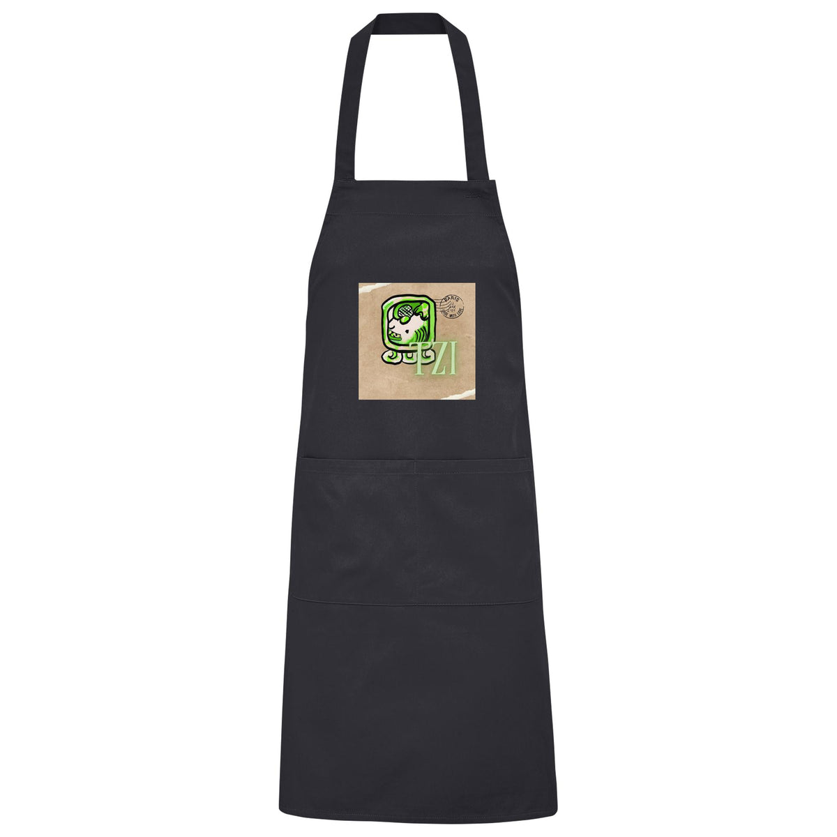 Organic Grillschürze Weißer Hund / Barbeque apron White dog