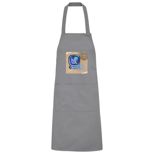 Organic Grillschürze Blauer Storm / Barbeque apron Blue storm