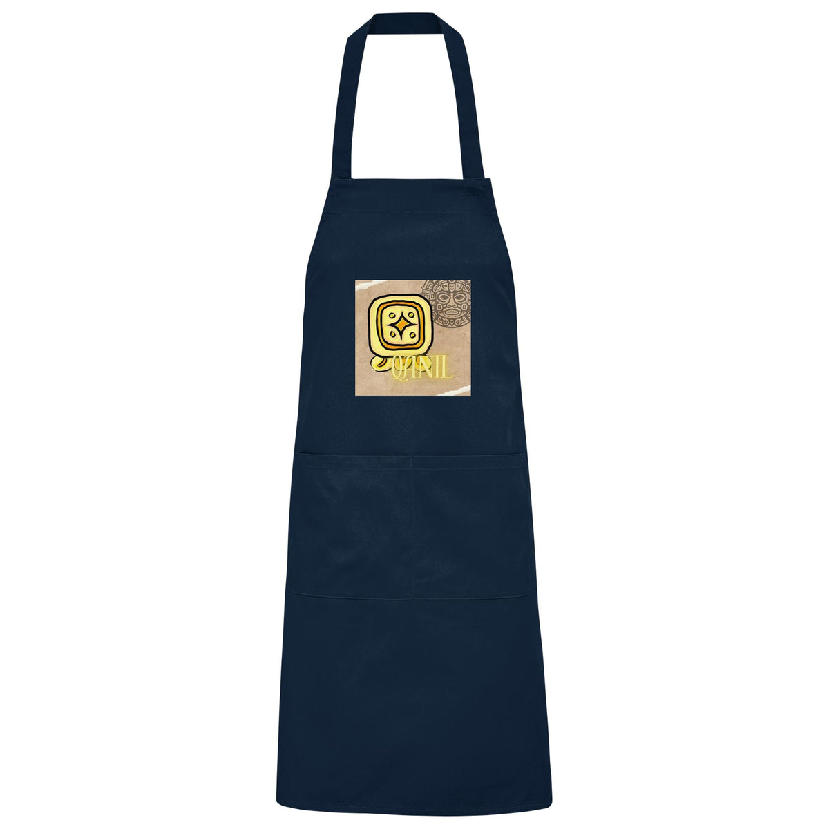 Organic Grillschürze Gelber Stern / Barbeque apron yellow star