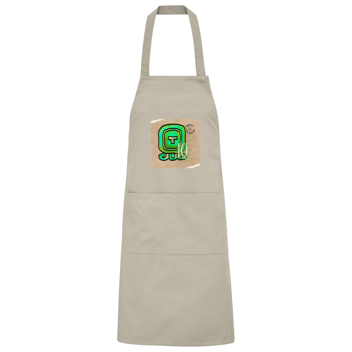 Organic Grillschürze Weißer Wind / Barbeque apron White wind