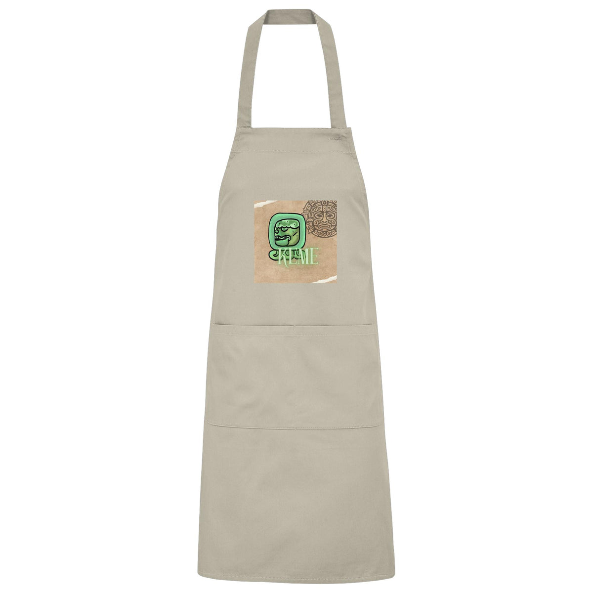 Organic Grillschürze Weißer Tot / Bargeque apron White death