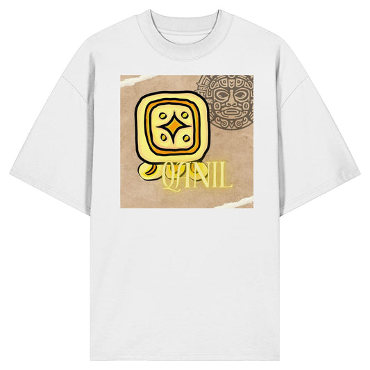 Organic Oversize Shirt - Gelber Stern / yellow star