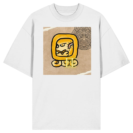 Organic Oversize Shirt - Gelbe Straße / yellow road
