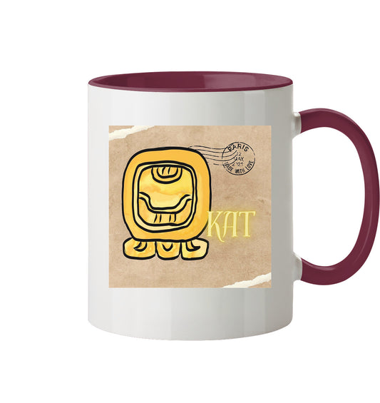 Tasse zweifarbig Gelber Same - Two tone cup Yellow seed