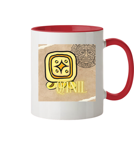 Tasse zweifarbig Gelber Stern - Two tone cup yellow star