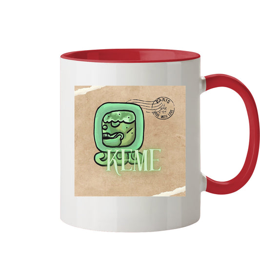 Tasse zweifarbig Weißer Tot - Two tone cup White death