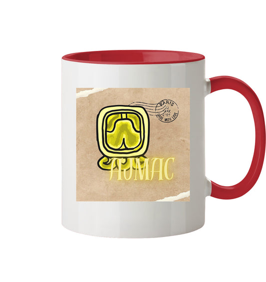 Tasse zweifarbig Gelbe Weisheit - Two tone cup Yellow wisdom