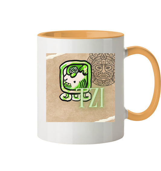 Tasse zweifarbig weißer Hund - Two tone cup white dog