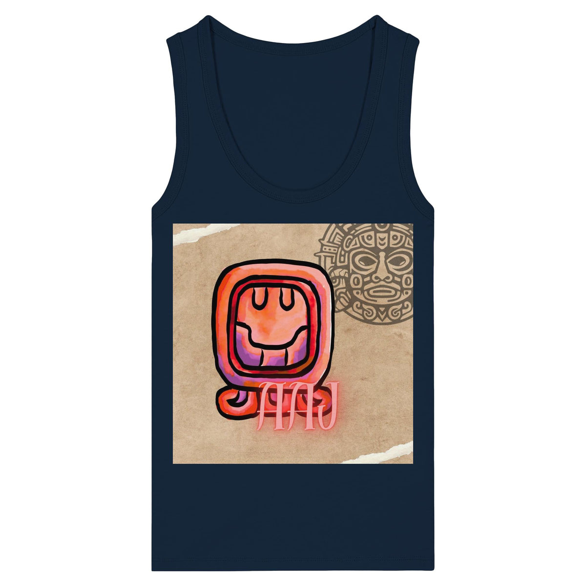 Womens Organic Fitted Tank Top - Rotes Schilf / red reed