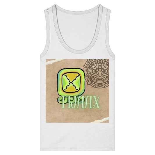 Womens Organic Fitted Tank Top - Weißer Zündstein / white flint