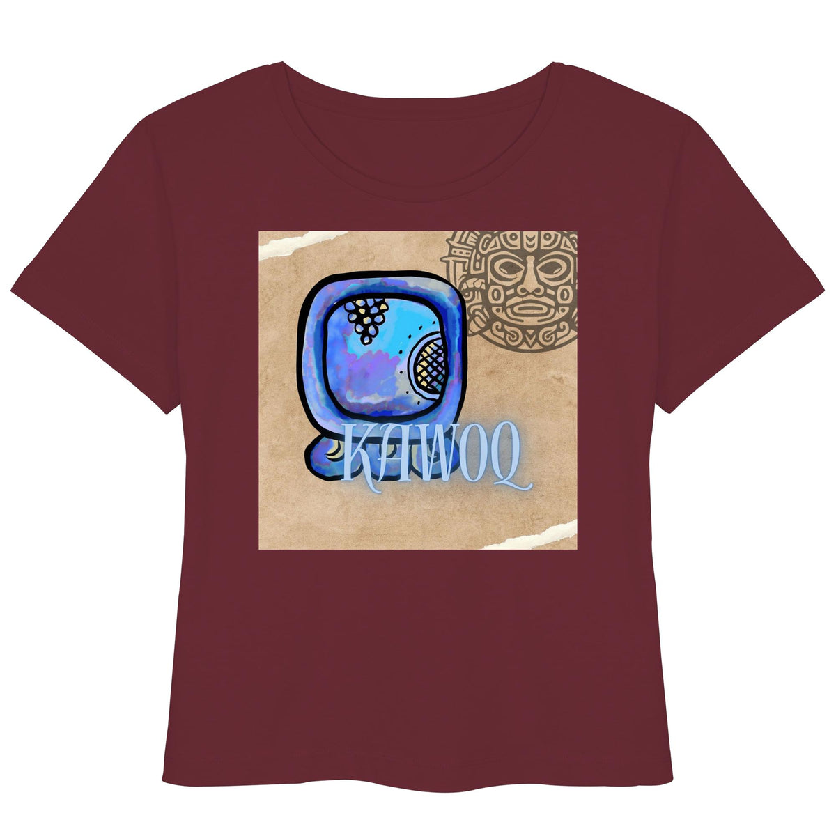 Womens Organic Lightweight T-Shirt - Blauer Sturm / blue storm