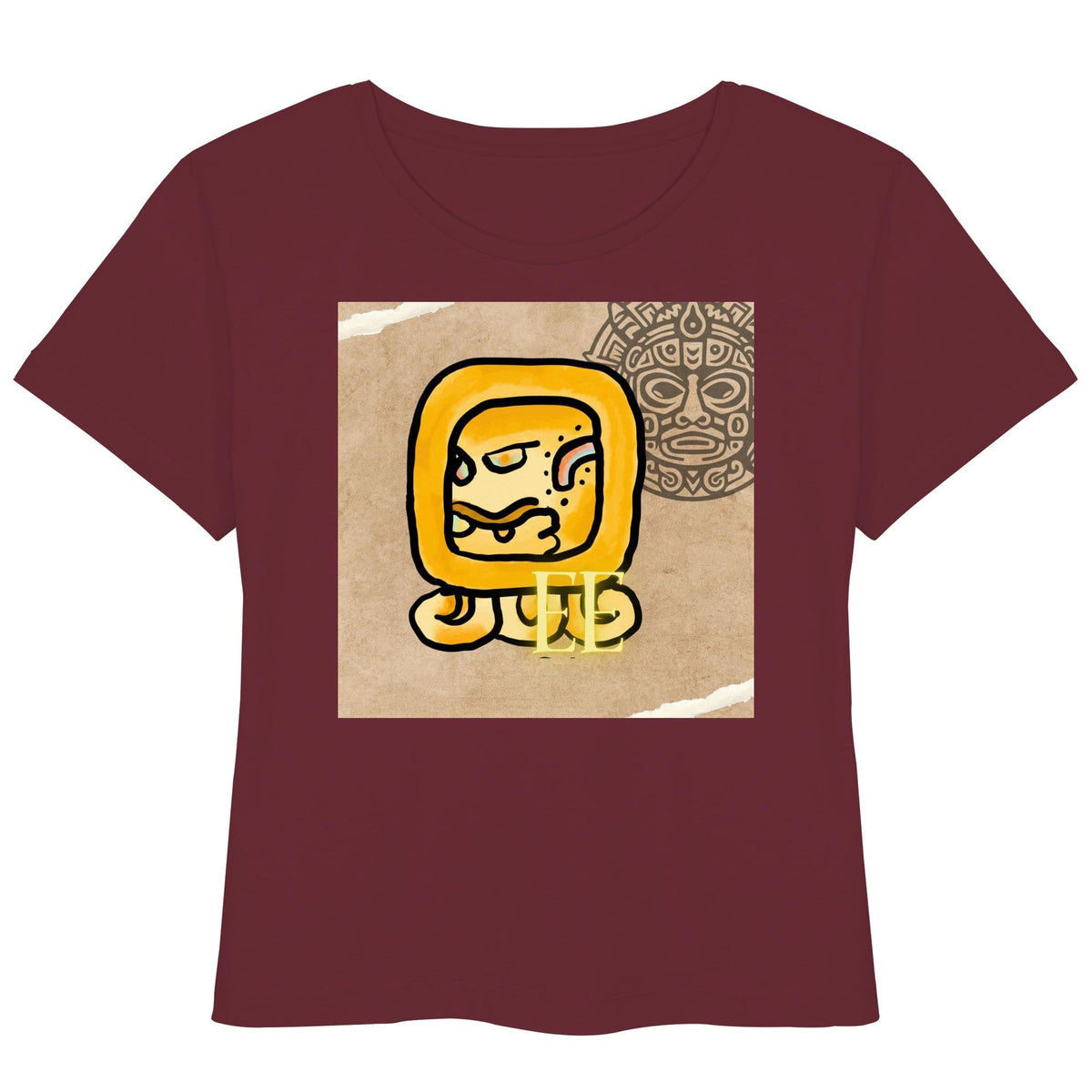 Womens Organic Lightweight T-Shirt - Gelbe Straße / yellow road