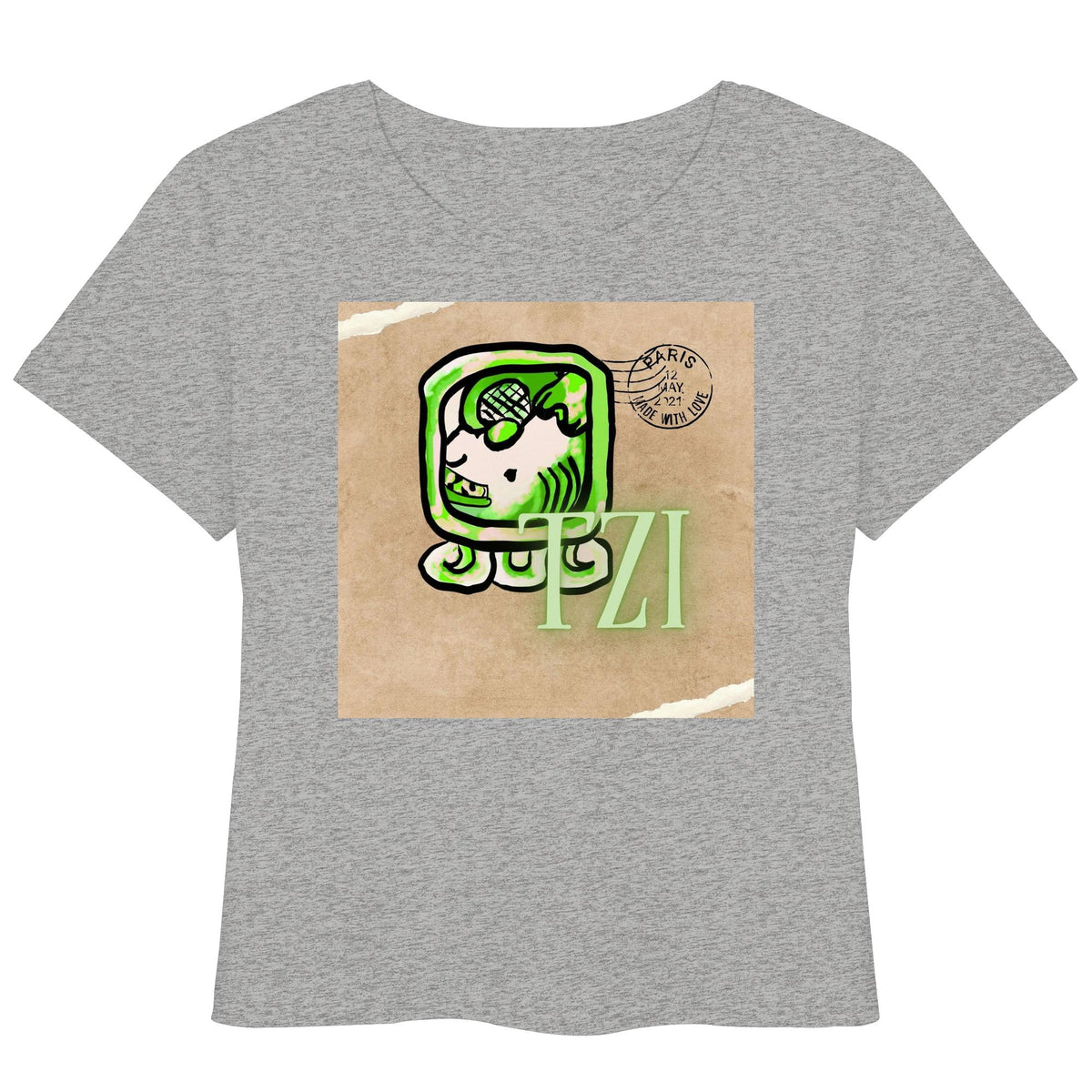 Womens Organic Lightweight T-Shirt - Weißer Hund / White dog