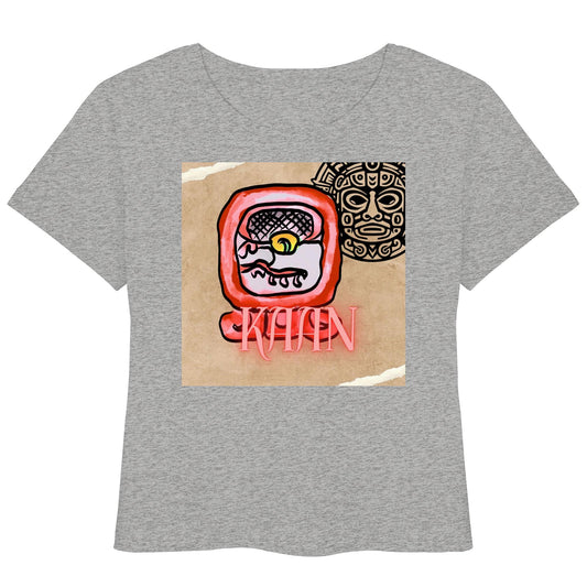 Womens Organic Lightweight T-Shirt - Rote Schlange / red serpent