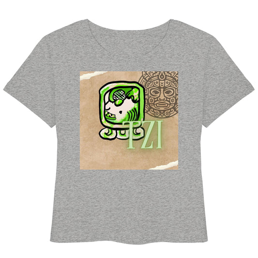 Womens Organic Lightweight T-Shirt - Weißer Hund / white dog