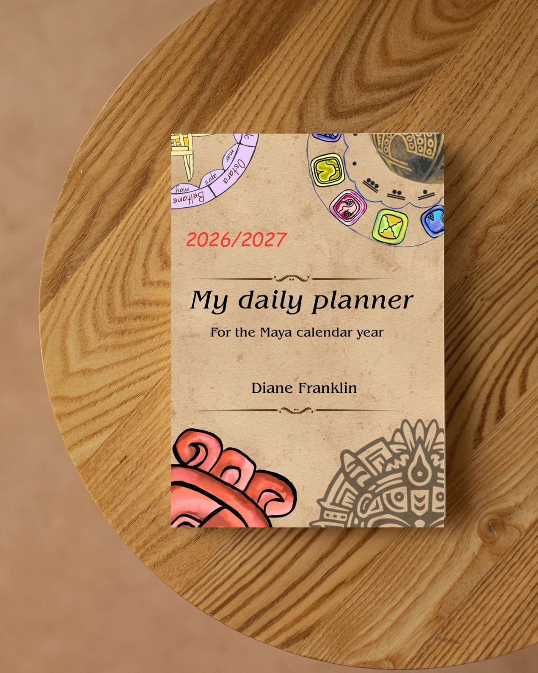 My daily planner for the Maya calendar year 2026/2027 with the daily signature calculator