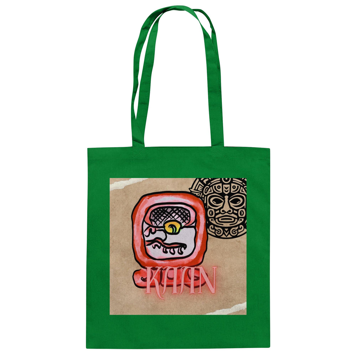 Baumwolltasche - Rote Schlange / 100% cotton tote bag - red serpent