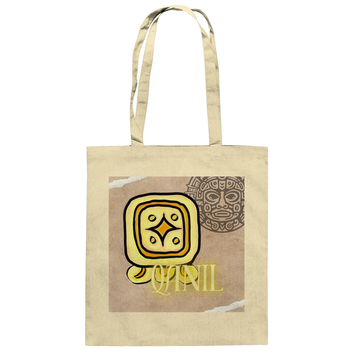 Baumwolltasche - Gelber stern / 100% cotton tote bag - yellow star