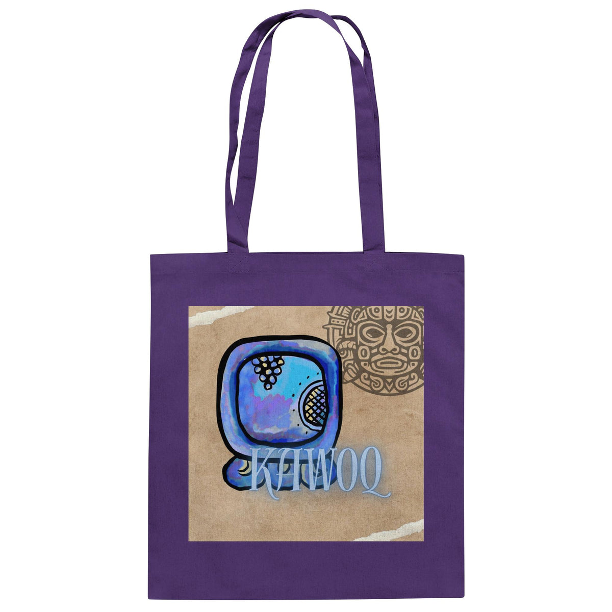 Baumwolltasche - Blauer Sturm / 100% cotton tote bag - blue storm