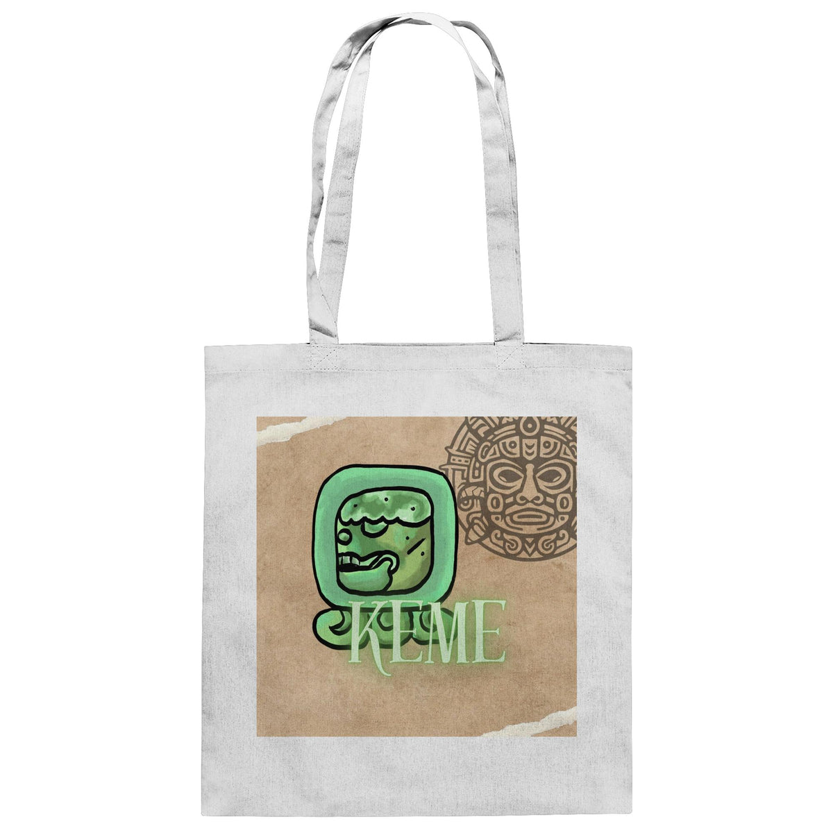 Baumwolltasche - Weißer Tot / 100% cotton tote bag - white death