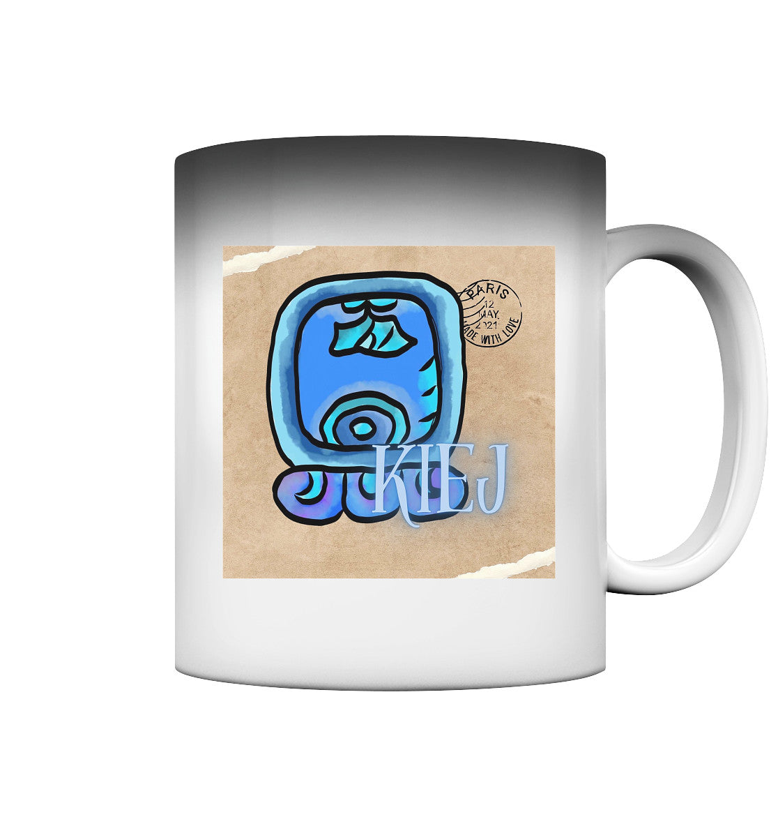 Magic Mug - Blauer Hirsch / Blue deer