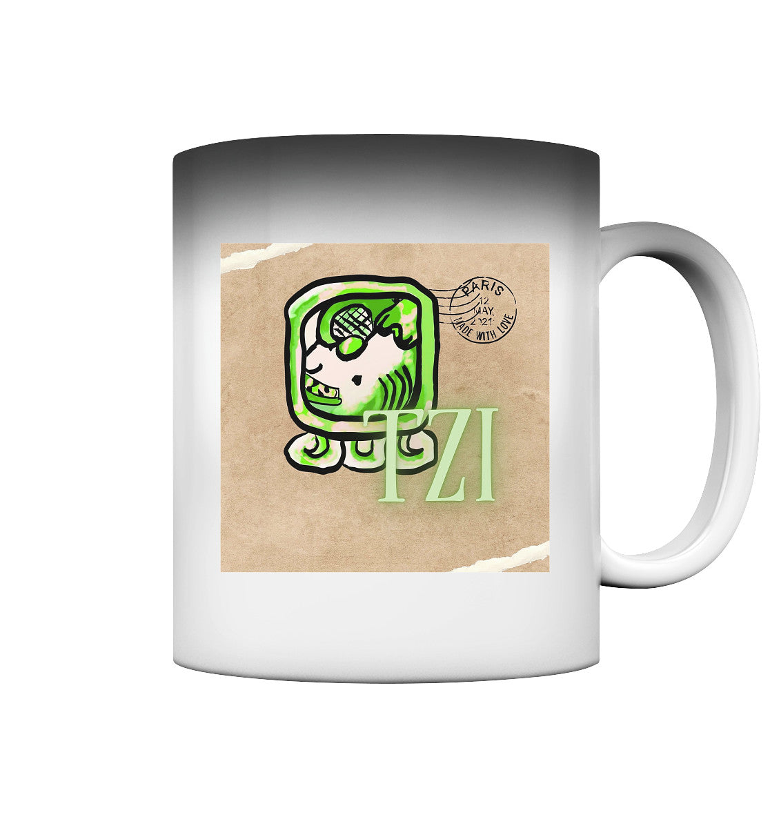 Magic Mug - Weißer Hund / White dog