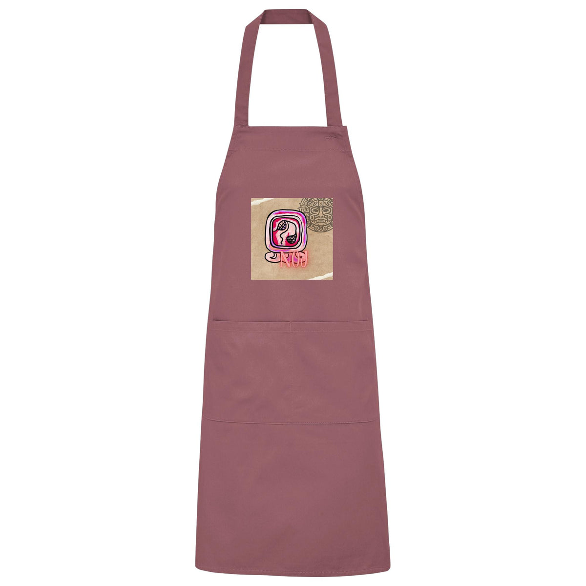 Organic Grillschürze Rote Erde / Barbeque apron red earth
