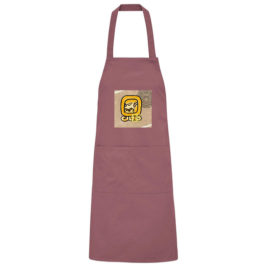 Organic Grillschürze Gelbe Straße / Barbeque apron yellow road