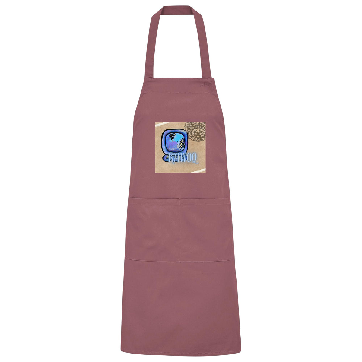 Organic Grillschürze Blauer Storm / Barbeque apron Blue storm