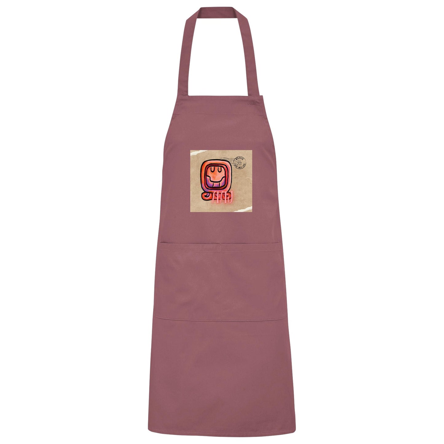Organic Grillschürze Rotes Schilf / Barbeque apron Red reed