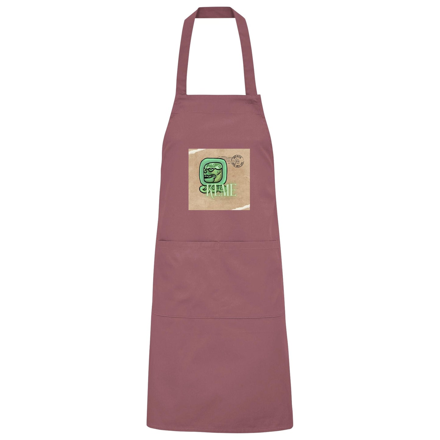 Organic Grillschürze Weißer Tot / Barbeque apron White death