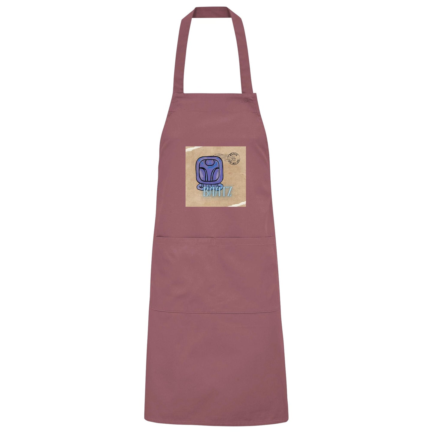 Organic Grillschürze Blauer Affe / Barbeque apron Blue monkey
