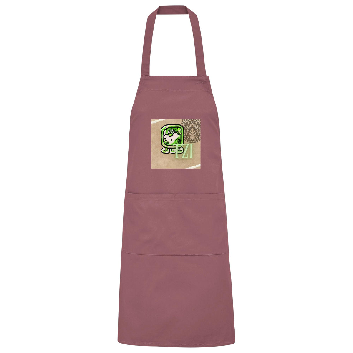 Organic Grillschürze Weißer Hund / Barbeque apron white dog