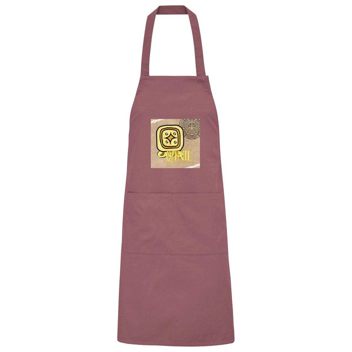 Organic Grillschürze Gelber Stern / Barbeque apron yellow star