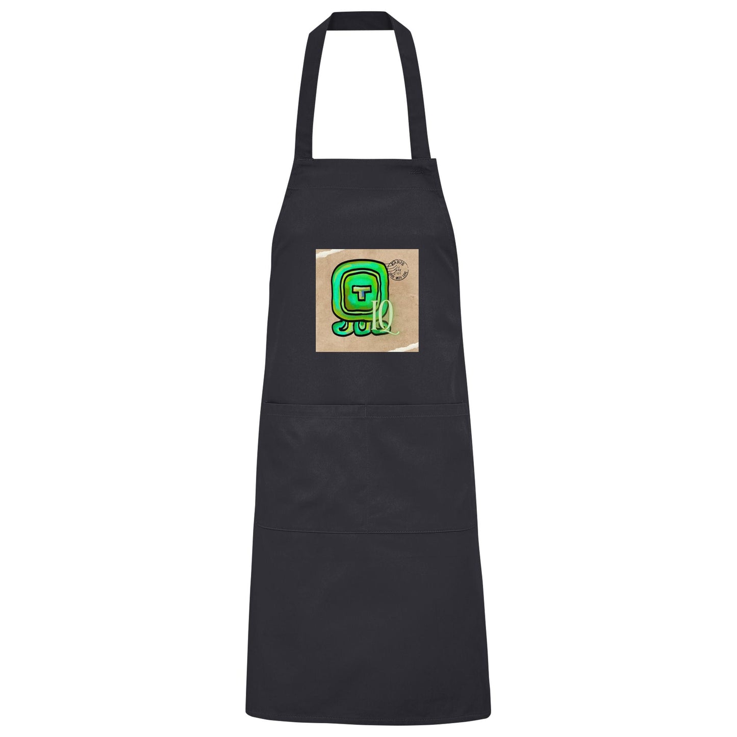 Organic Grillschürze Weißer Wind / Barbeque apron White wind