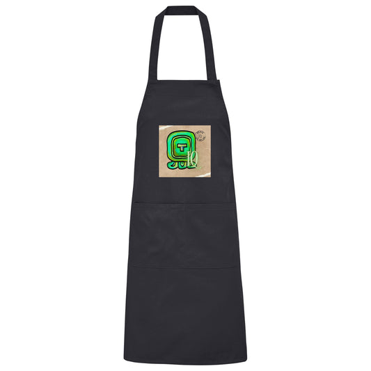 Organic Grillschürze Weißer Wind / Barbeque apron White wind