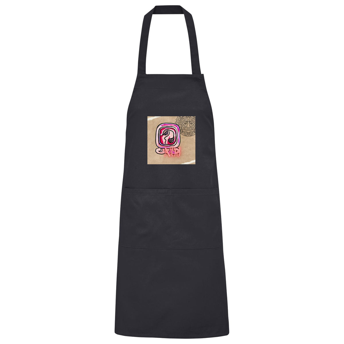 Organic Grillschürze Rote Erde / Barbeque apron red earth