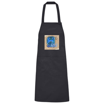 Organic Grillschürze Rotes Krokodil / Barbeque apron Red crocodile
