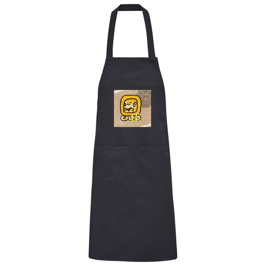 Organic Grillschürze Gelbe Straße / Barbeque apron yellow road
