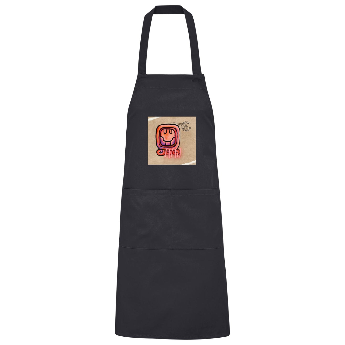 Organic Grillschürze Rotes Schilf / Barbeque apron Red reed