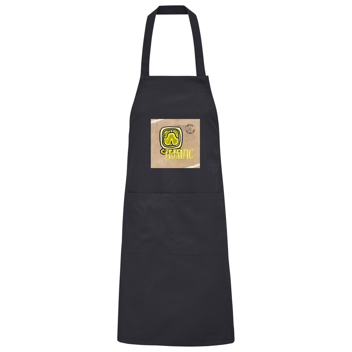 Organic Grillschürze Gelbe Weisheit / Barbeque apron Yellow wisdom