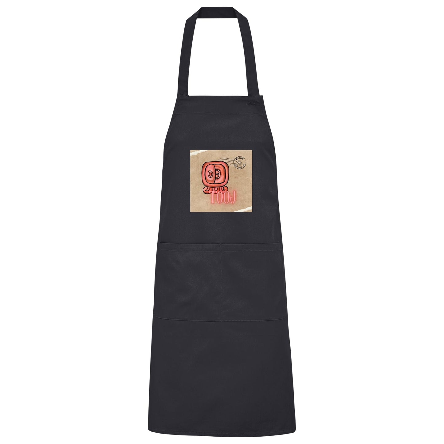 Organic Grillschürze Rote Hingabe / Barbeque apron Red offering