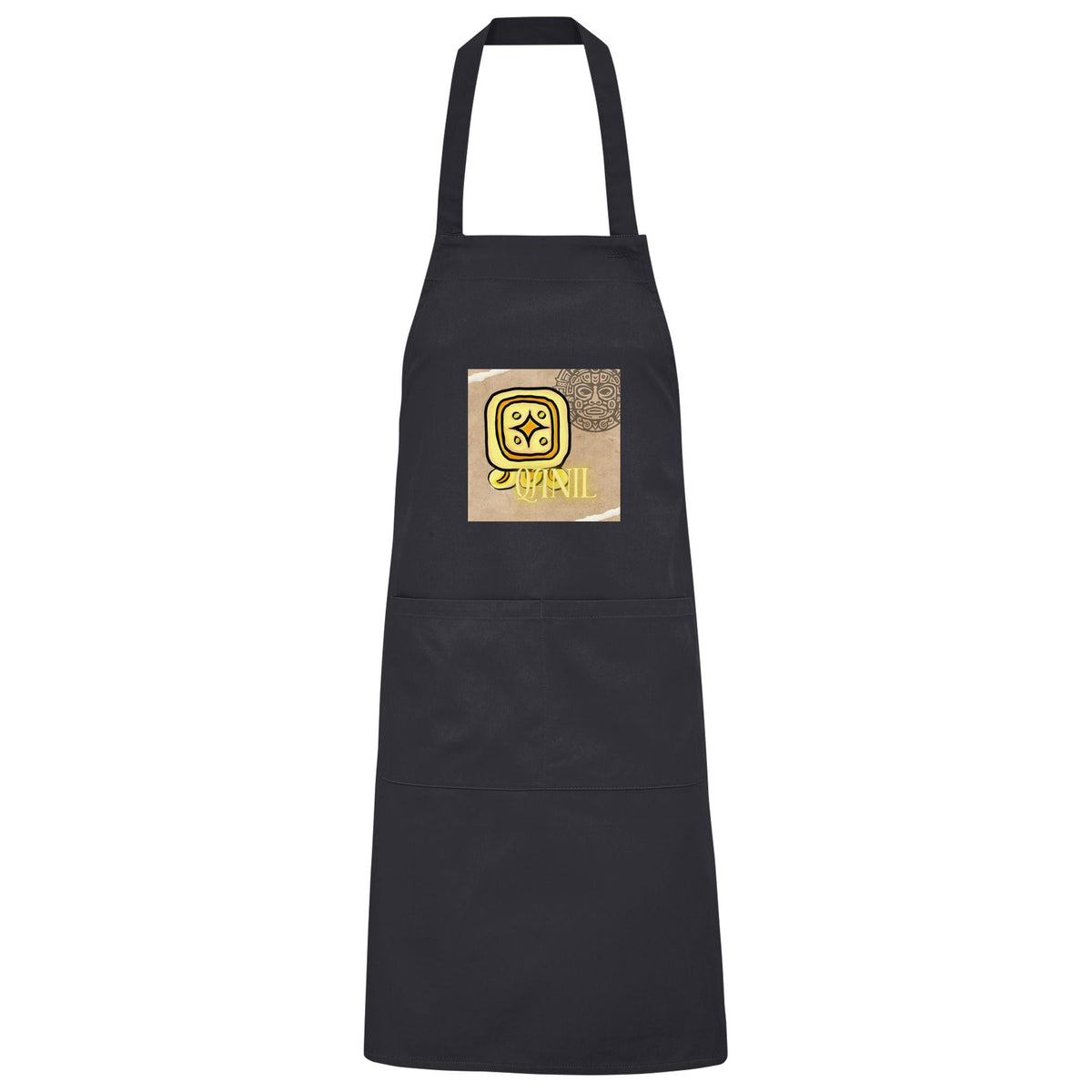 Organic Grillschürze Gelber Stern / Barbeque apron yellow star