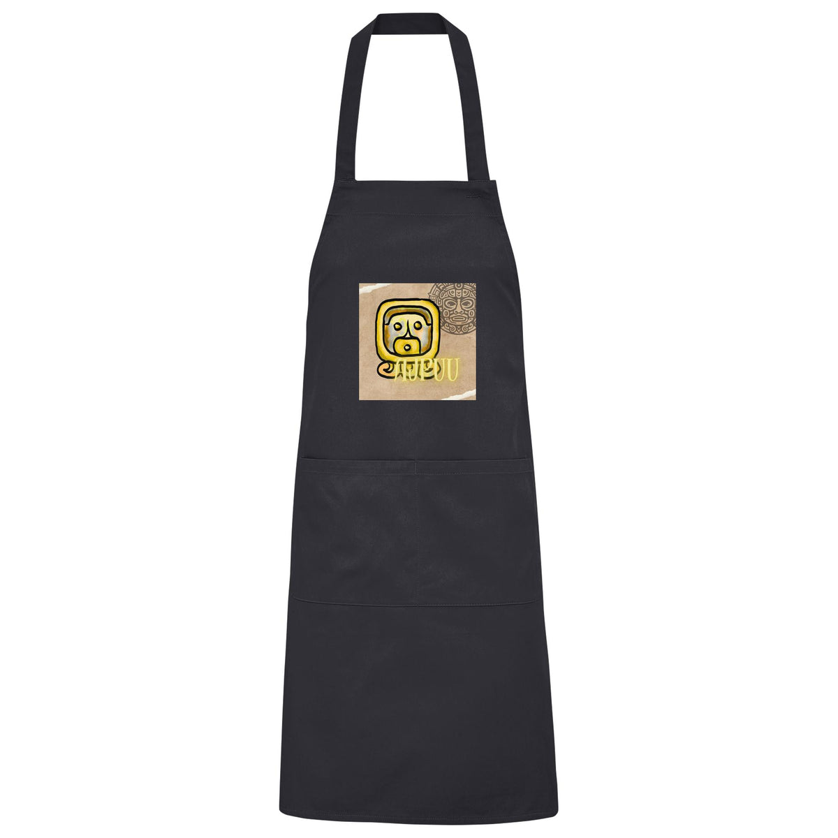 Organic Grillschürze Gelbe Sonne / Barbeque apron Yellow sun