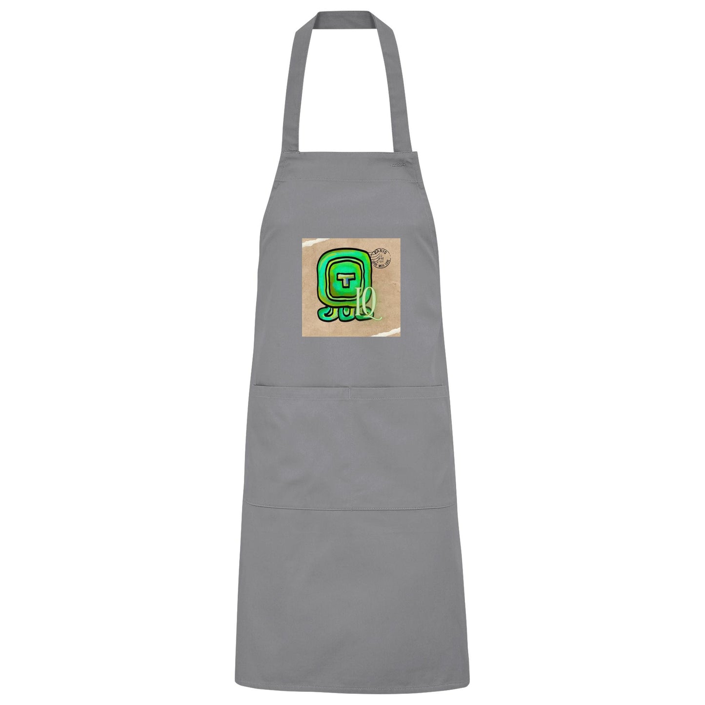 Organic Grillschürze Weißer Wind / Barbeque apron White wind