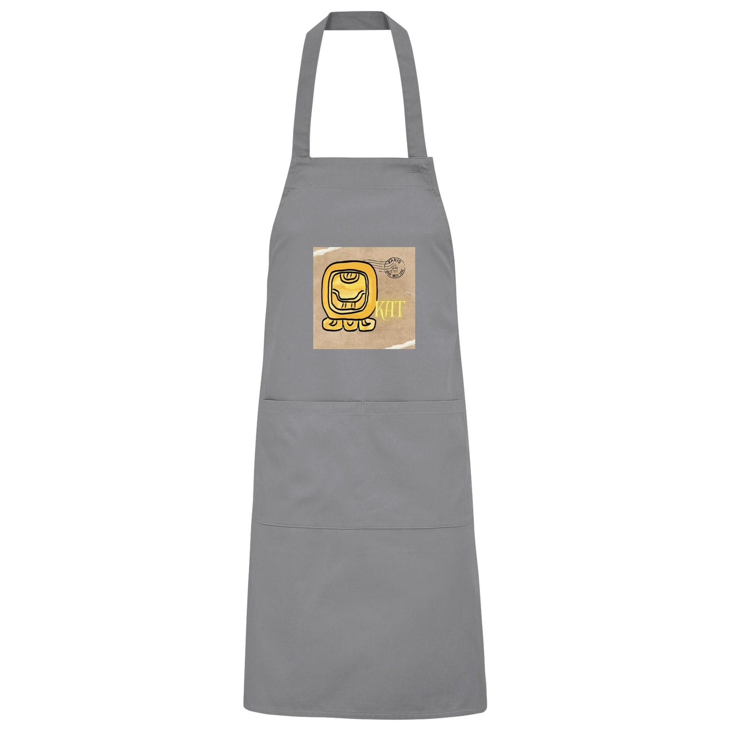 Organic Grillschürze Gelber Same / Barbeque apron Yellow seed
