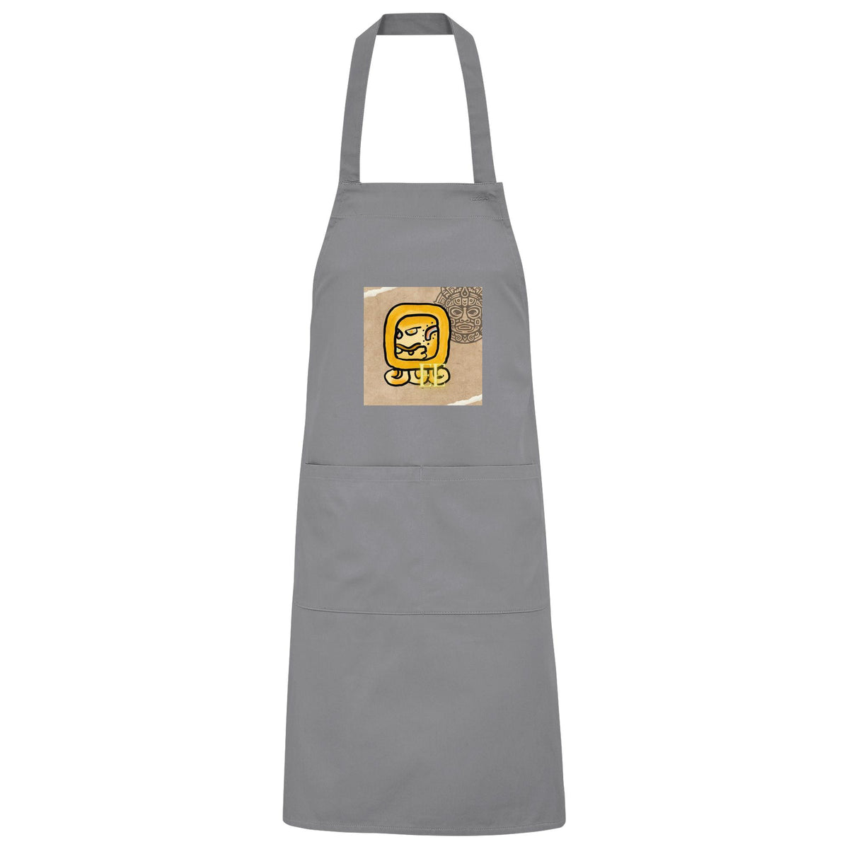 Organic Grillschürze Gelbe Straße / Barbeque apron yellow road