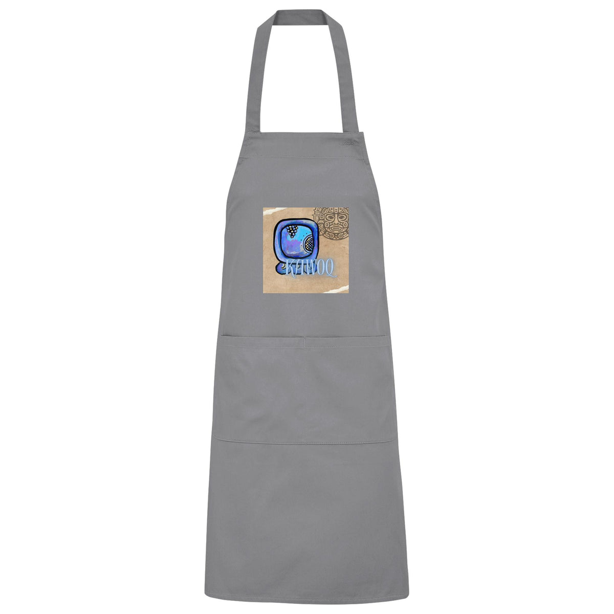 Organic Grillschürze Blauer Storm / Barbeque apron Blue storm