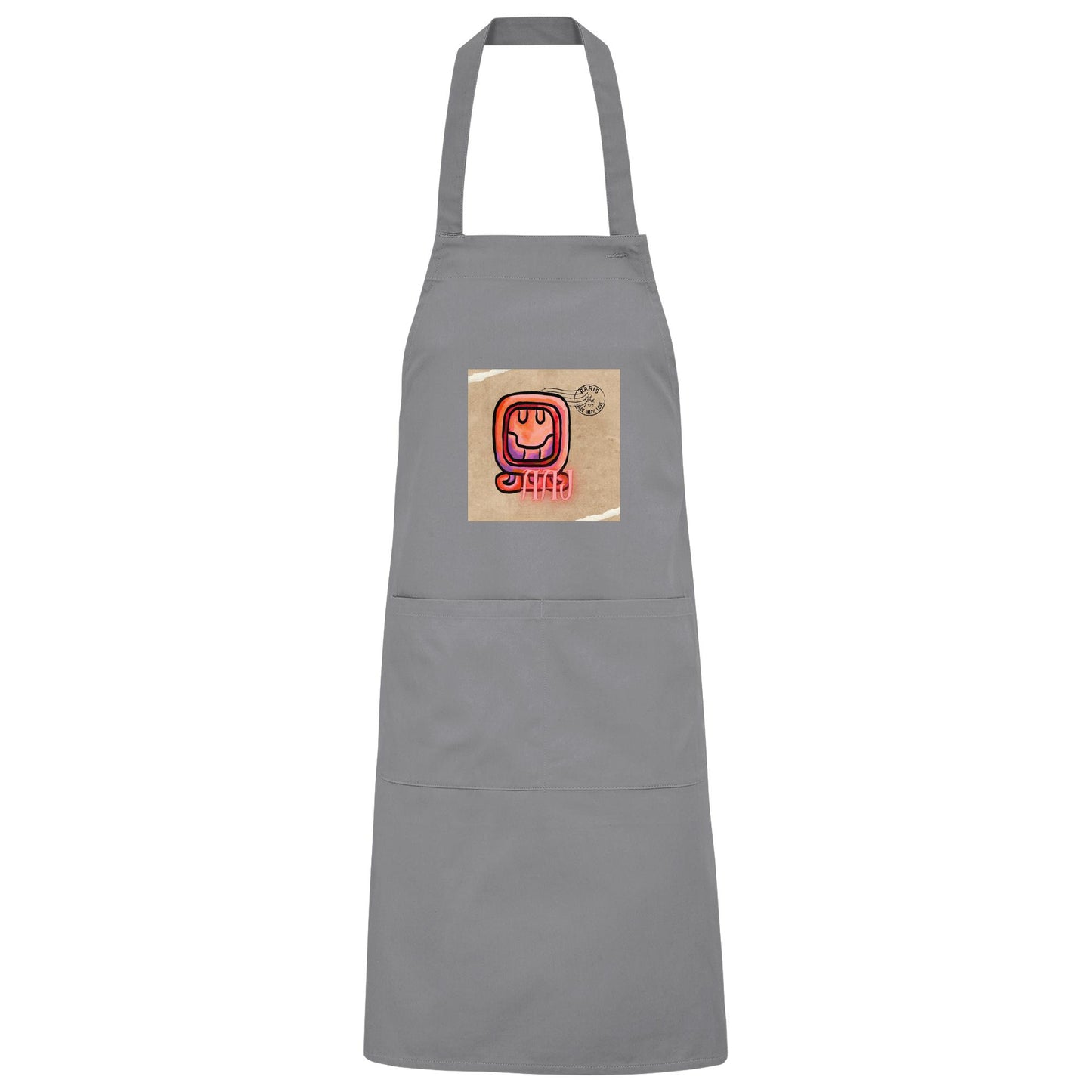 Organic Grillschürze Rotes Schilf / Barbeque apron Red reed